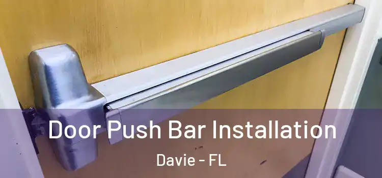 Door Push Bar Installation Davie - FL
